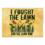 Lawn Fighter Greeting Cards