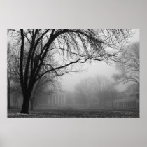 Lawn in the Mist Posters