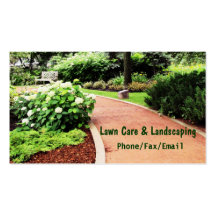 Lawn & Landscaping Business Card