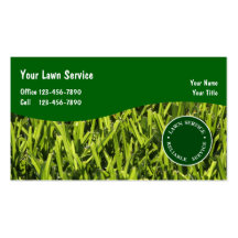 Lawn Landscaping Business Cards