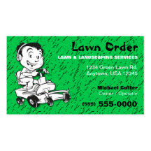 Lawn / Landscaping Service Business Card