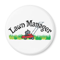 Lawn Mananger Fridge Magnets