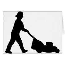 lawn mower icon cards
