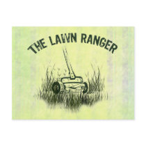 Lawn Ranger Postcard