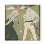 Lawn Tennis Refrigerator Magnet