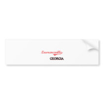 Lawrenceville Georgia City Classic Bumper Stickers