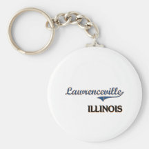 Lawrenceville Illinois City Classic Keychains