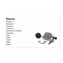 Laws and Consequences Business Card Templates