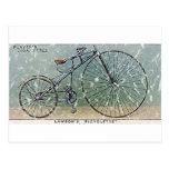 Lawson's Bicyclette-1879 - distressed Postcard