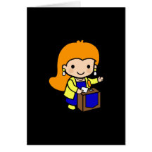 Lawyer 2 greeting card