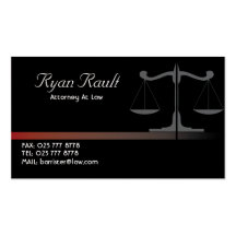Lawyer Attorney Business Card