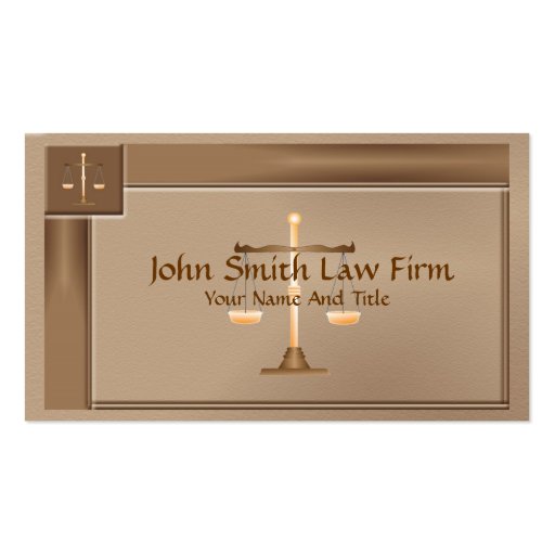 Lawyer Attorney Business Card