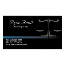 Lawyer Attorney Business Card
