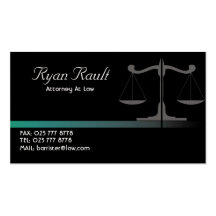 Lawyer Attorney Business Card