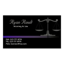 Lawyer Attorney Business Card