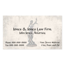 Lawyer Attorney Symbol Legal Business Card