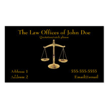 Lawyer Business Card