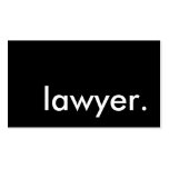 lawyer. (colour customizable) business card