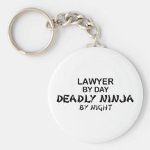 Lawyer Deadly Ninja by Night Keychains