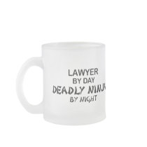 Lawyer Deadly Ninja by Night Mugs