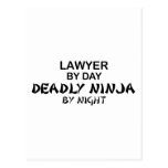 Lawyer Deadly Ninja by Night Postcards