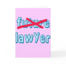 Lawyer Graduation Products Greeting Cards