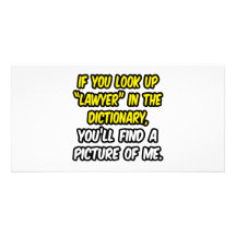 Lawyer In Dictionary...My Picture Picture Card