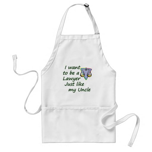 Lawyer like uncle apron