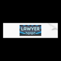 Lawyer Marquee bumper stickers