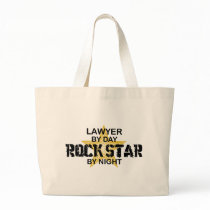Lawyer Rock Star by Night Tote Bags