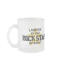 Lawyer Rock Star by Night Mug