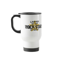 Lawyer Rock Star by Night Coffee Mug