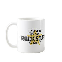 Lawyer Rock Star by Night Mug