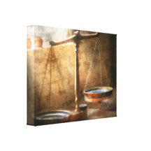 Lawyer - Scale - Balanced law Canvas Print