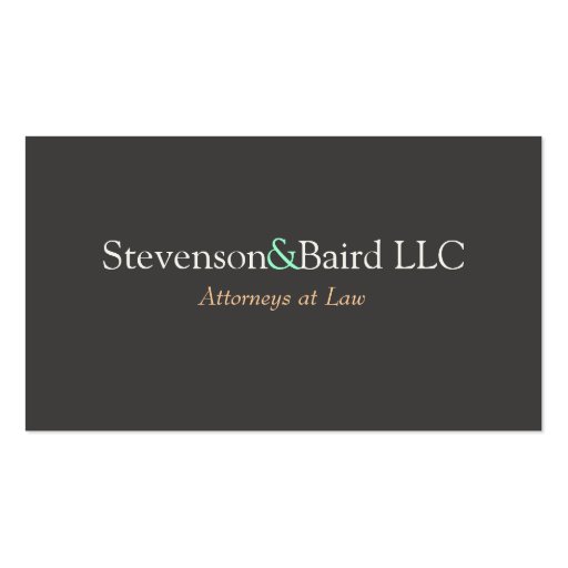 Lawyers Business Card