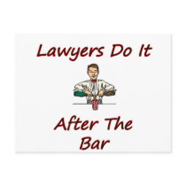 Lawyers Do It After The Bar Post Cards