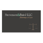 Lawyers Justice Scale Logo  Business Card
