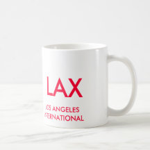 LAX, LOS ANGELES INTERNATIONAL MUGS