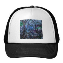 Layered Trees at Twilight Trucker Hat