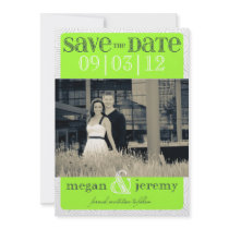 Layers - Custom Save the Date - Lime