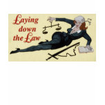 Laying Down The Law women's T shirt