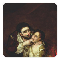 Lazarillo de Tormes, 1819 Square Stickers