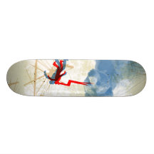 Lazers to the face! skate deck