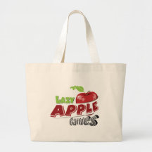 Lazy Apple Games Canvas Bags