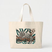 LAZY CAT TOTE BAG