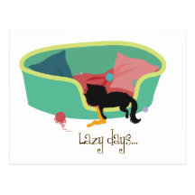 Lazy Days Postcard
