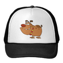 Lazy Dog Cartoon Character Trucker Hat