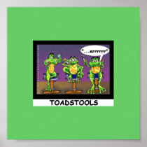 Lazy Frogs aka Toadstools Funny Poster
