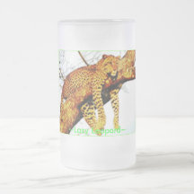 Lazy Leopard, Zazzle Mug