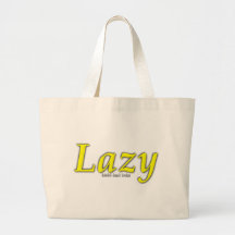 Lazy Logo Tote Bags